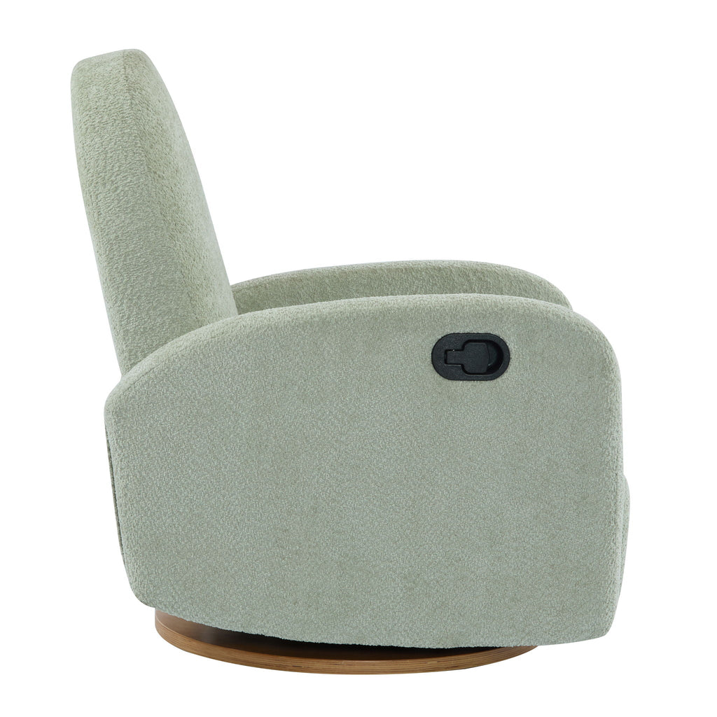 Contemporary 360 Swivel And Glider Recliner Chair