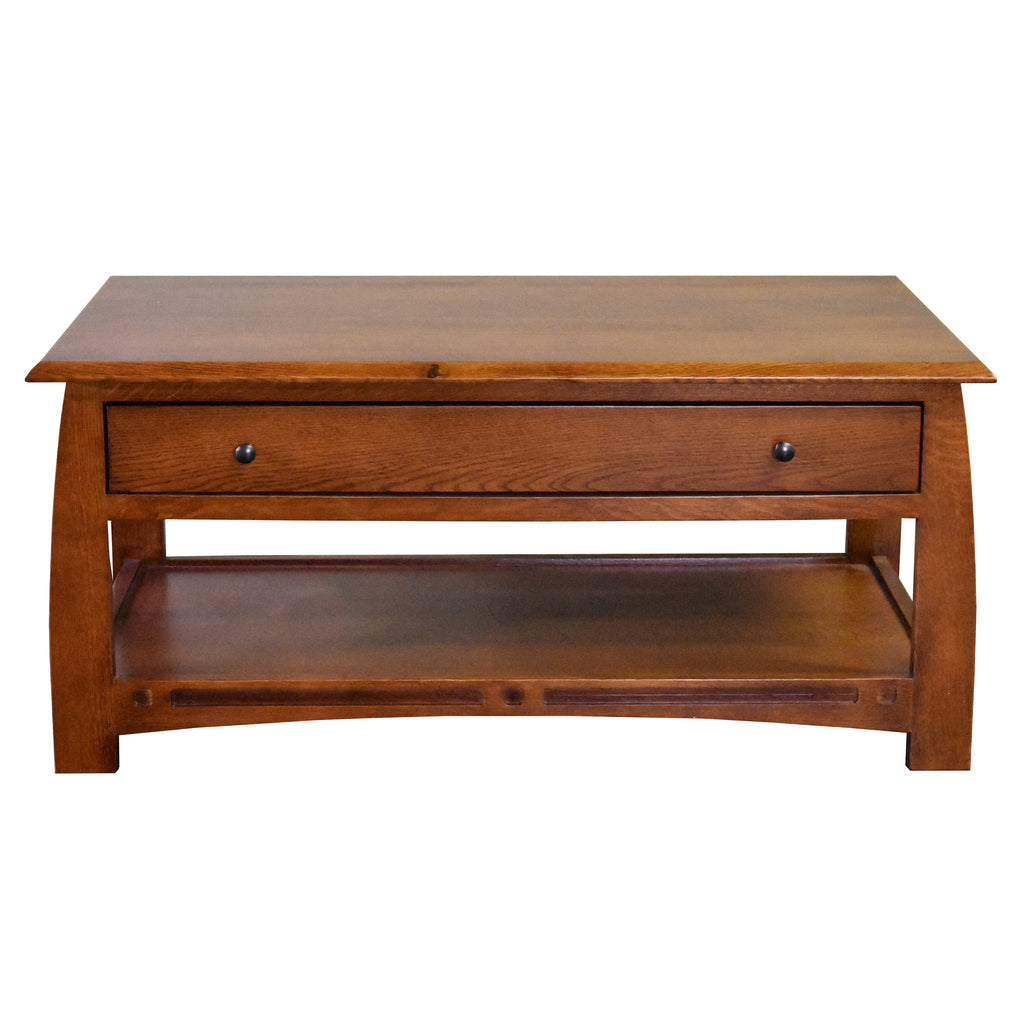 Mission Crofter Style 1 Drawer Coffee Table - Model A32