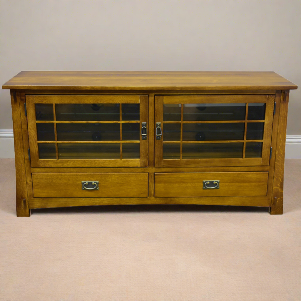 Mission Quarter Sawn Oak 60" TV Stand (2 Colors Available)