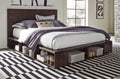 Bucktown Platform Storage Bed - Espresso