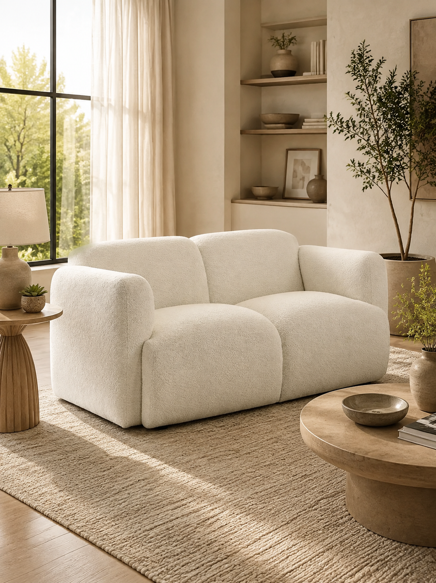 Fabric Loveseat