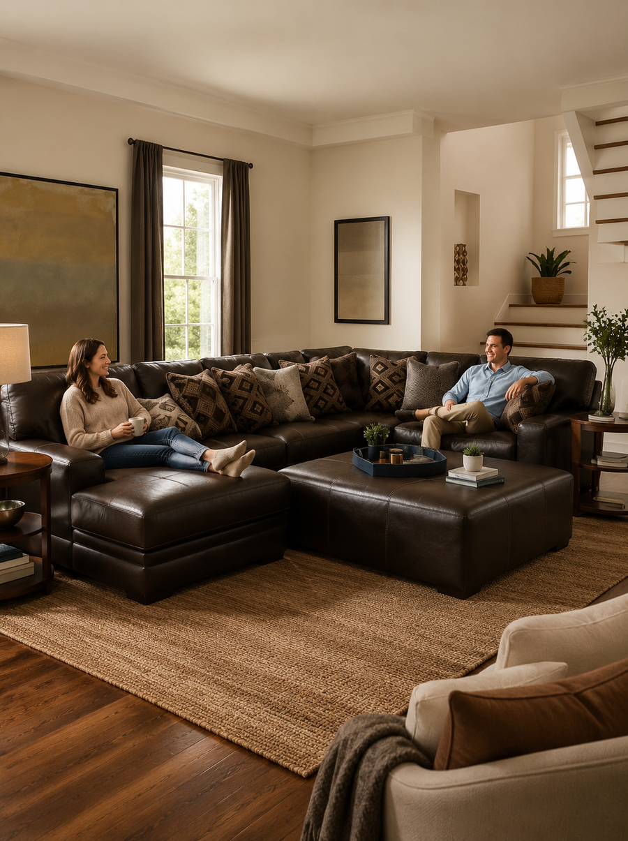 Leather Sectional Sofa