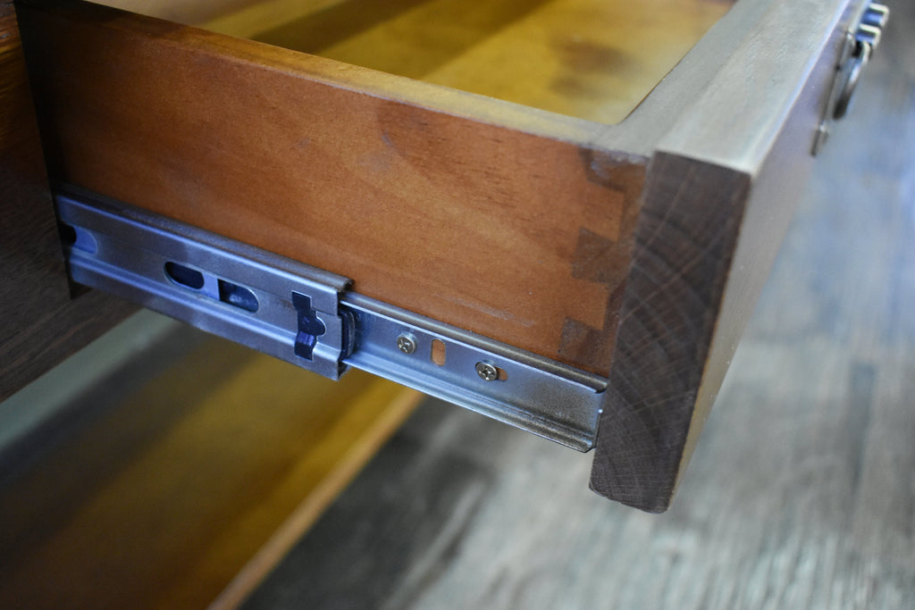 Mission 1 Drawer Crofter Style Console Table - Michael's Cherry Stain