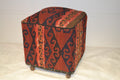 Rug Pouf/ Rug Sitting Stool / Rug Ottoman / Kilim Sitting Stool / Stools # 97