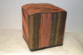Rug Pouf/ Rug Sitting Stool / Rug Ottoman / Kilim Sitting Stool / Stools # 98