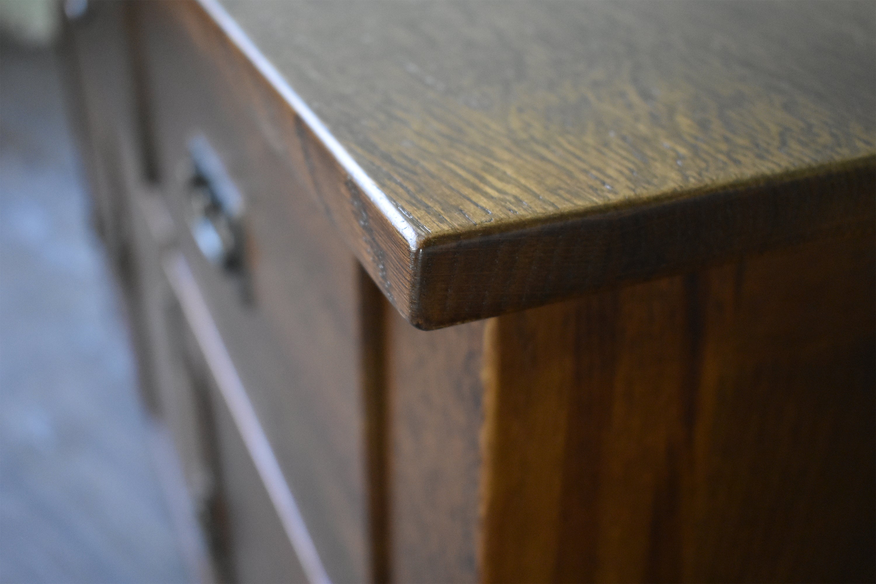 Pre-Order Mission Solid Oak 3 Drawer 3 Door Sideboard - Walnut (AW) - 59"