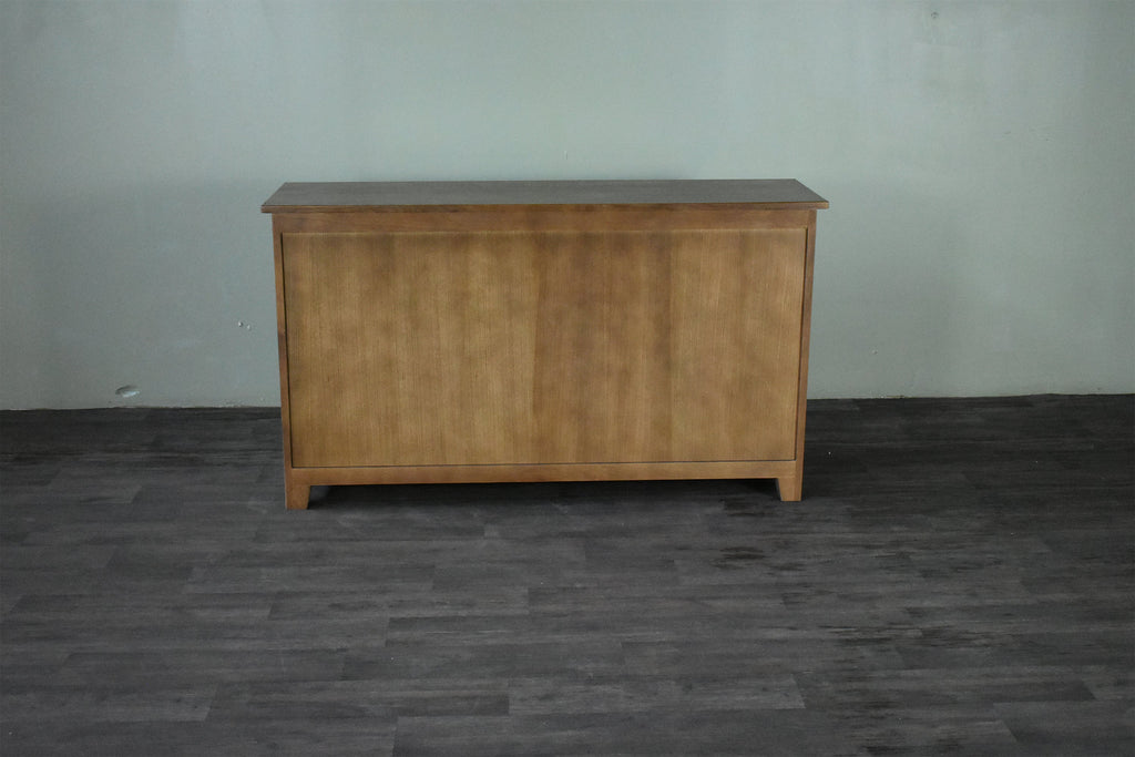 Pre-Order Mission Solid Oak 3 Drawer 3 Door Sideboard - Walnut (AW) - 59"