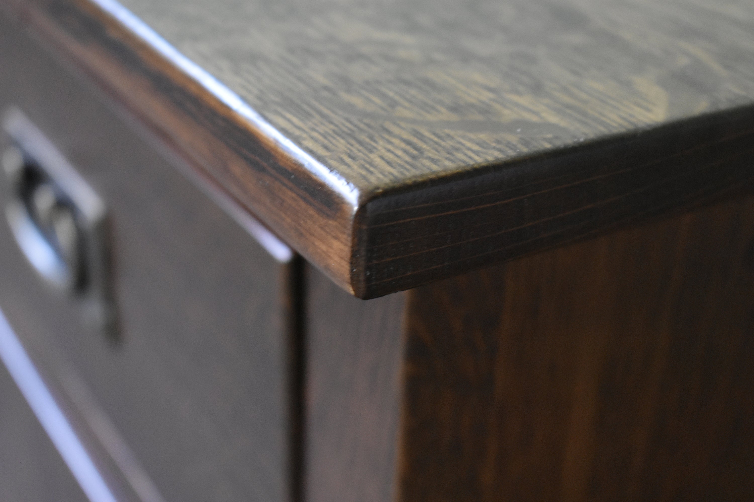 Mission Quarter Sawn Oak 1 Door, 1 Drawer Nightstand - Walnut (AW)