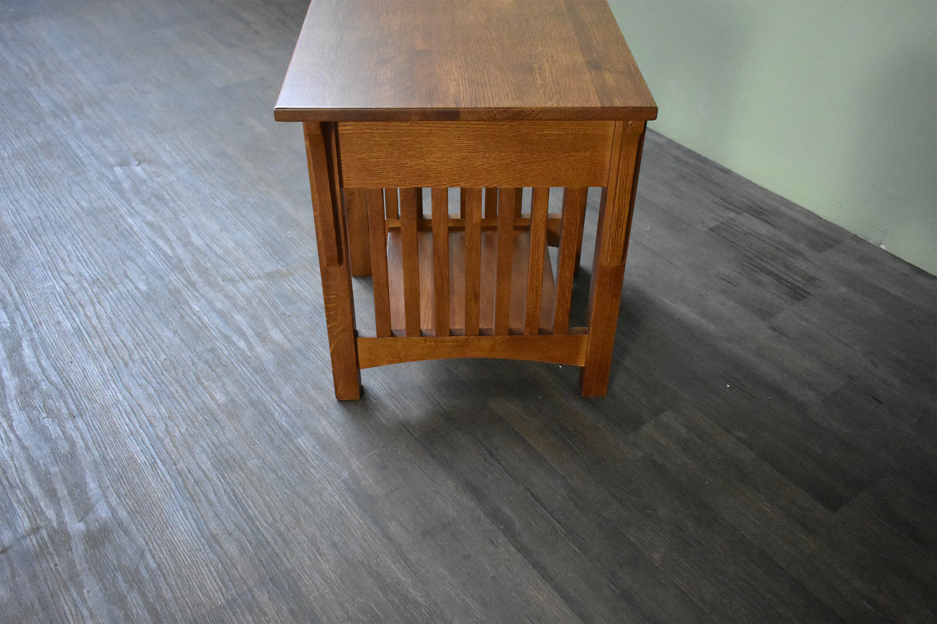 *Mission 1 Drawer Crofter End Table - Golden Brown (GB1)
