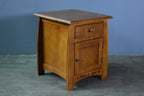 Mission White Oak 1 Drawer 1 Door Inlay End Table - Michael's Cherry