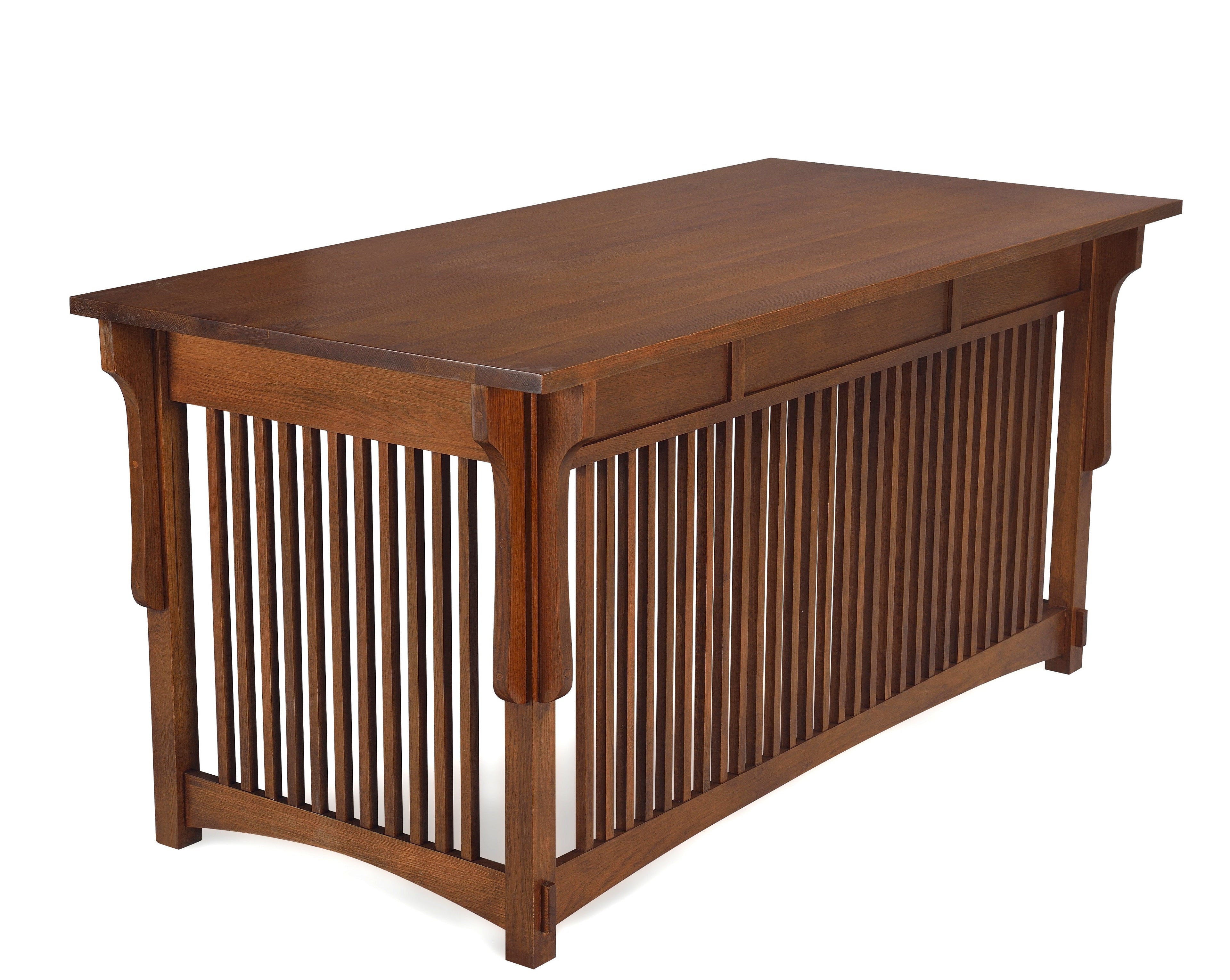 Mission Crofter 3 Drawer Library Desk