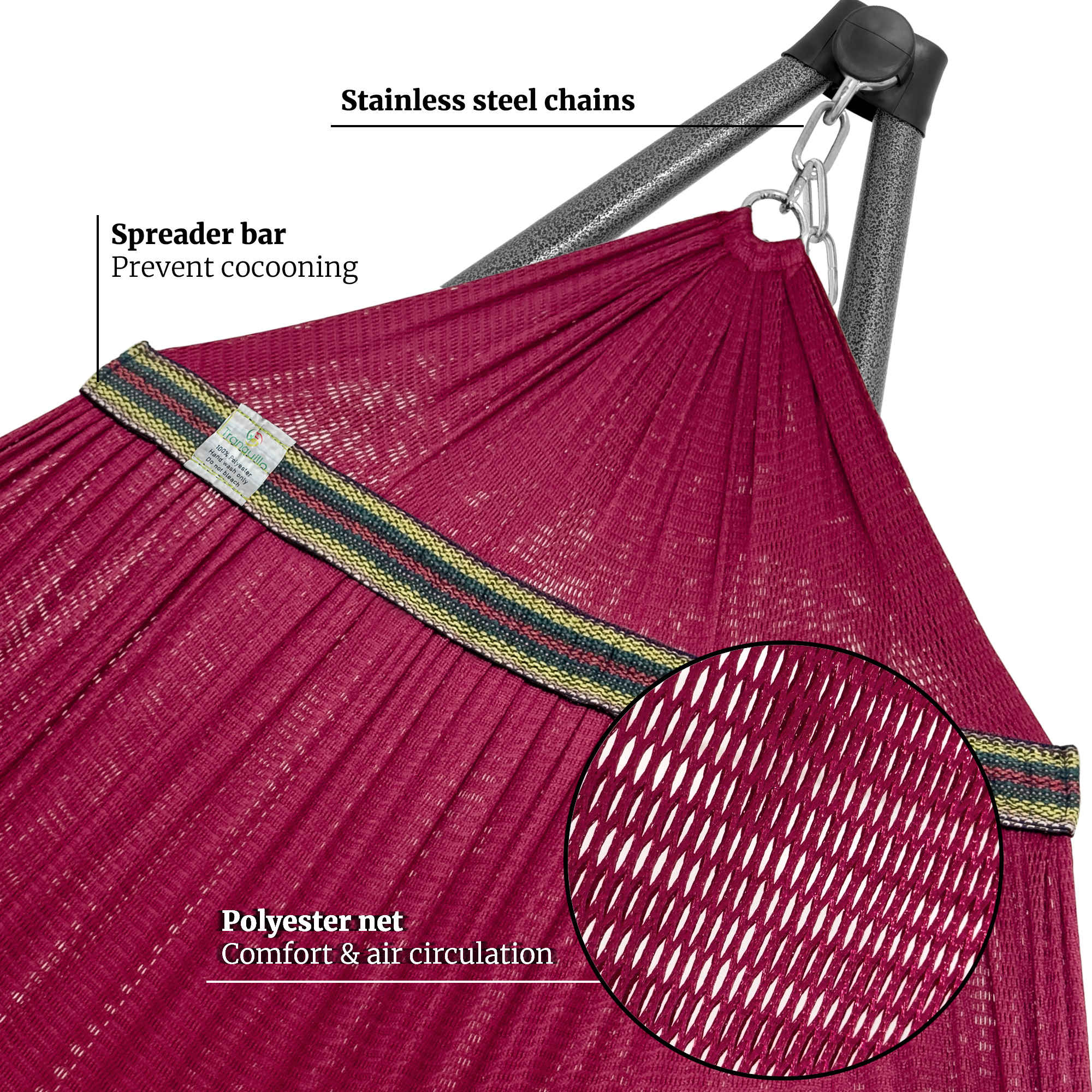 Tranquillo Comfort Set Original Hammock Stand for Ultimate Relaxation