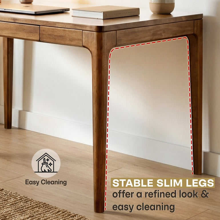 Wilma 48 Inches Rubber Wood Desk
