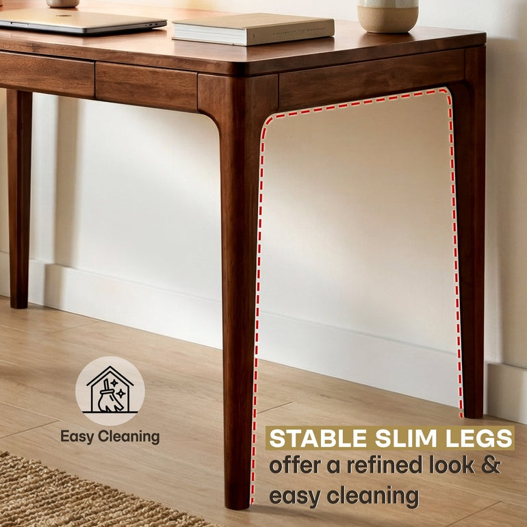 Wilma 48 Inches Rubber Wood Desk
