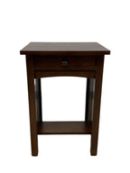Mission 1 Drawer Spindle End Table
