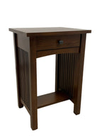 Mission 1 Drawer Spindle End Table