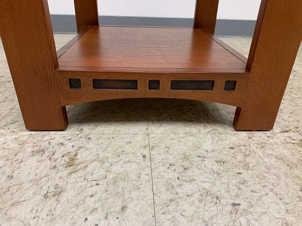 Pre-Order Mission Oak 1 Drawer Inlay End Table - Model A24