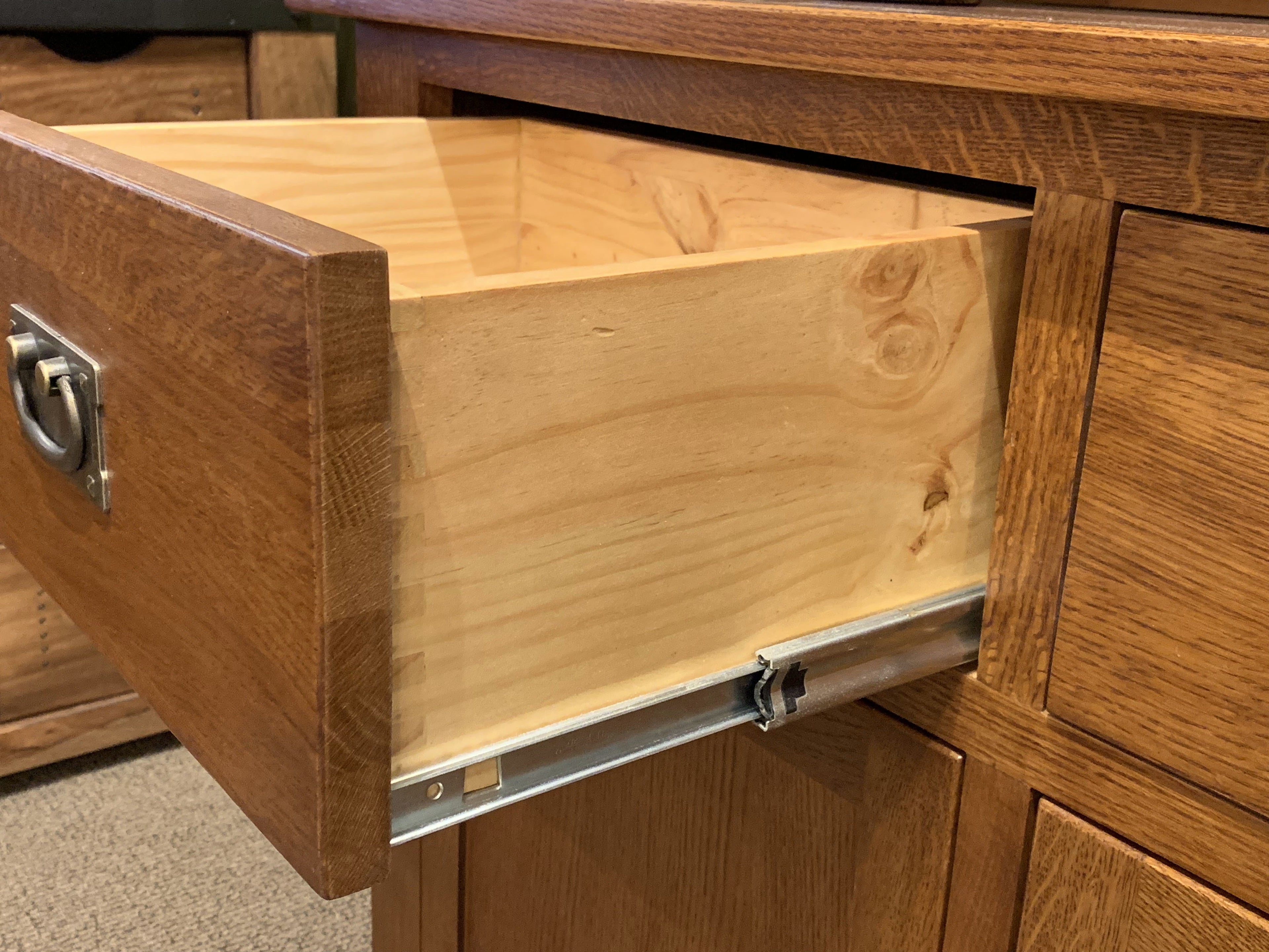 Mission 4 Door & 4 Drawer China Cabinet - Michael's Cherry