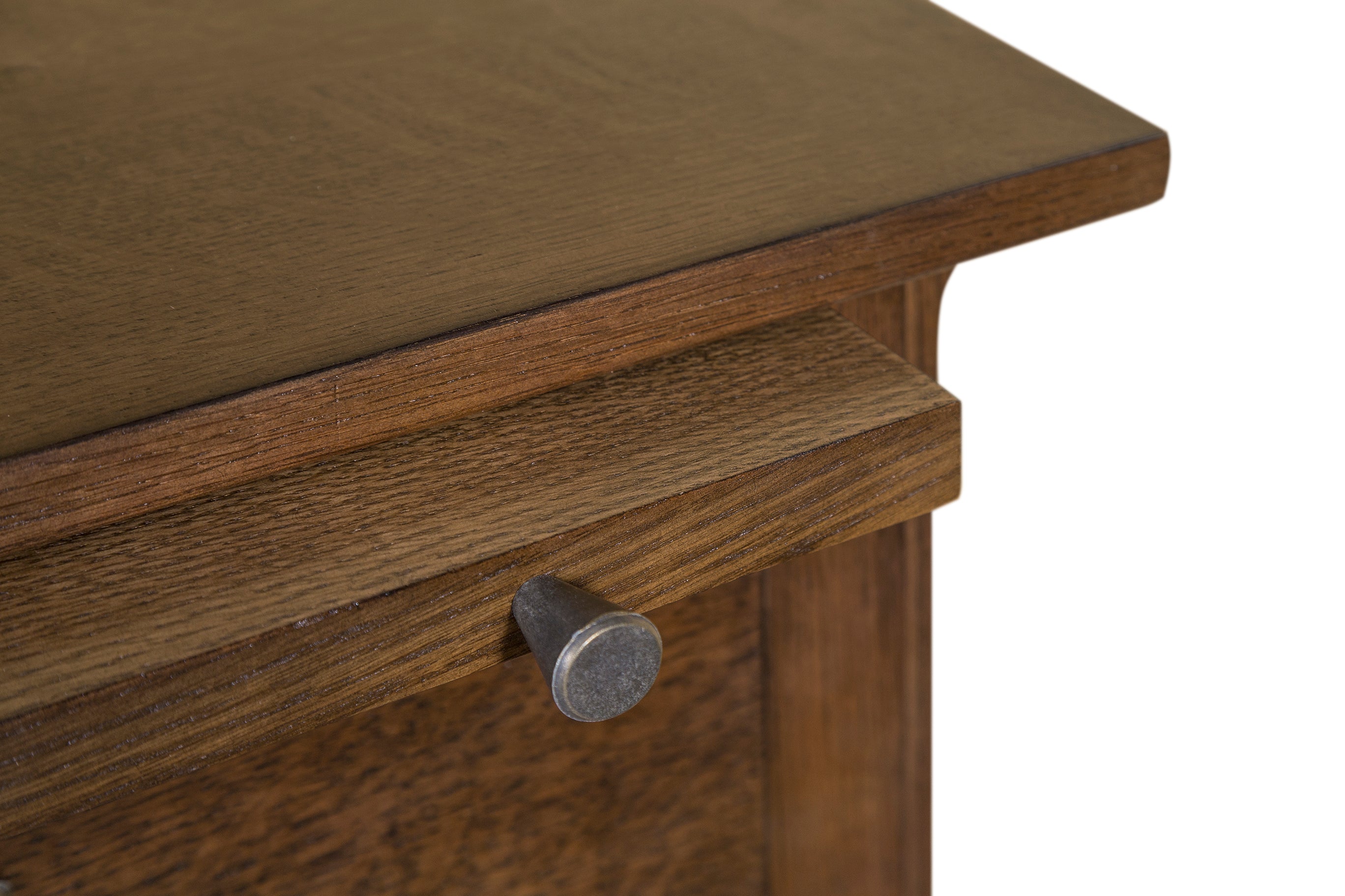 Mission Crofter 3 Drawer Nightstand - Walnut (AW)