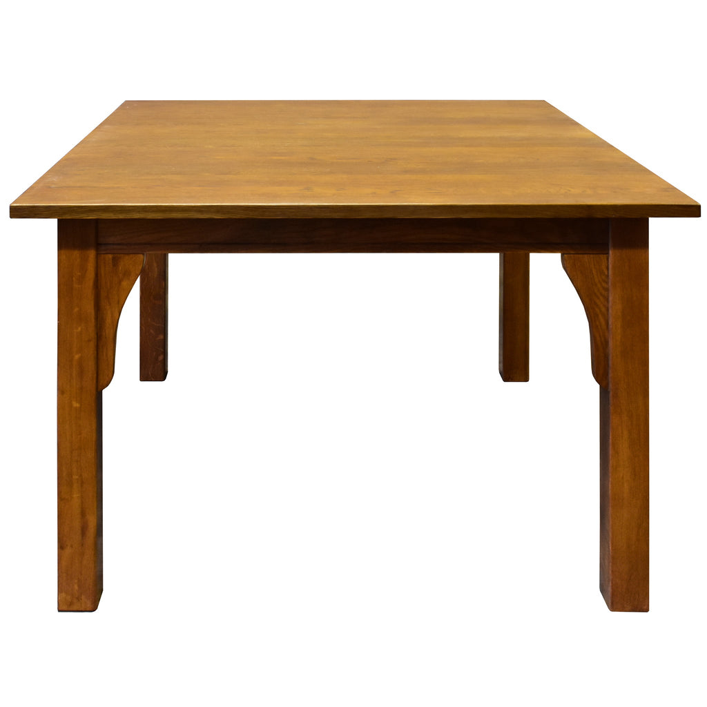 Mission Style White Oak Square Dining Table Set - (2 Colors Available)