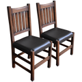 Set of 2 - Mission Spindle Dining Side Chair #240