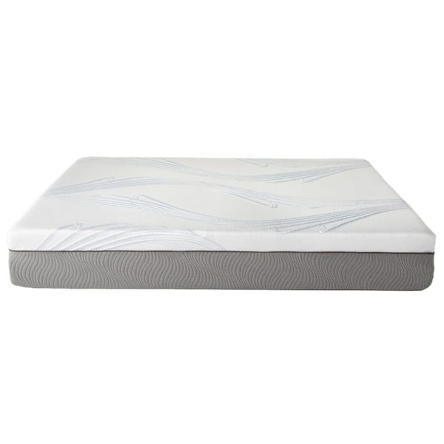 New Pluma White/Gray 12" SensaFlex GelLux Queen Mattress