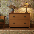 Mission Oak 2-Drawer Lateral File Cabinet – Walnut Stain | In Stock & Ready to Ship