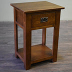 Mission 1 Drawer Nightstand - Walnut (AW)