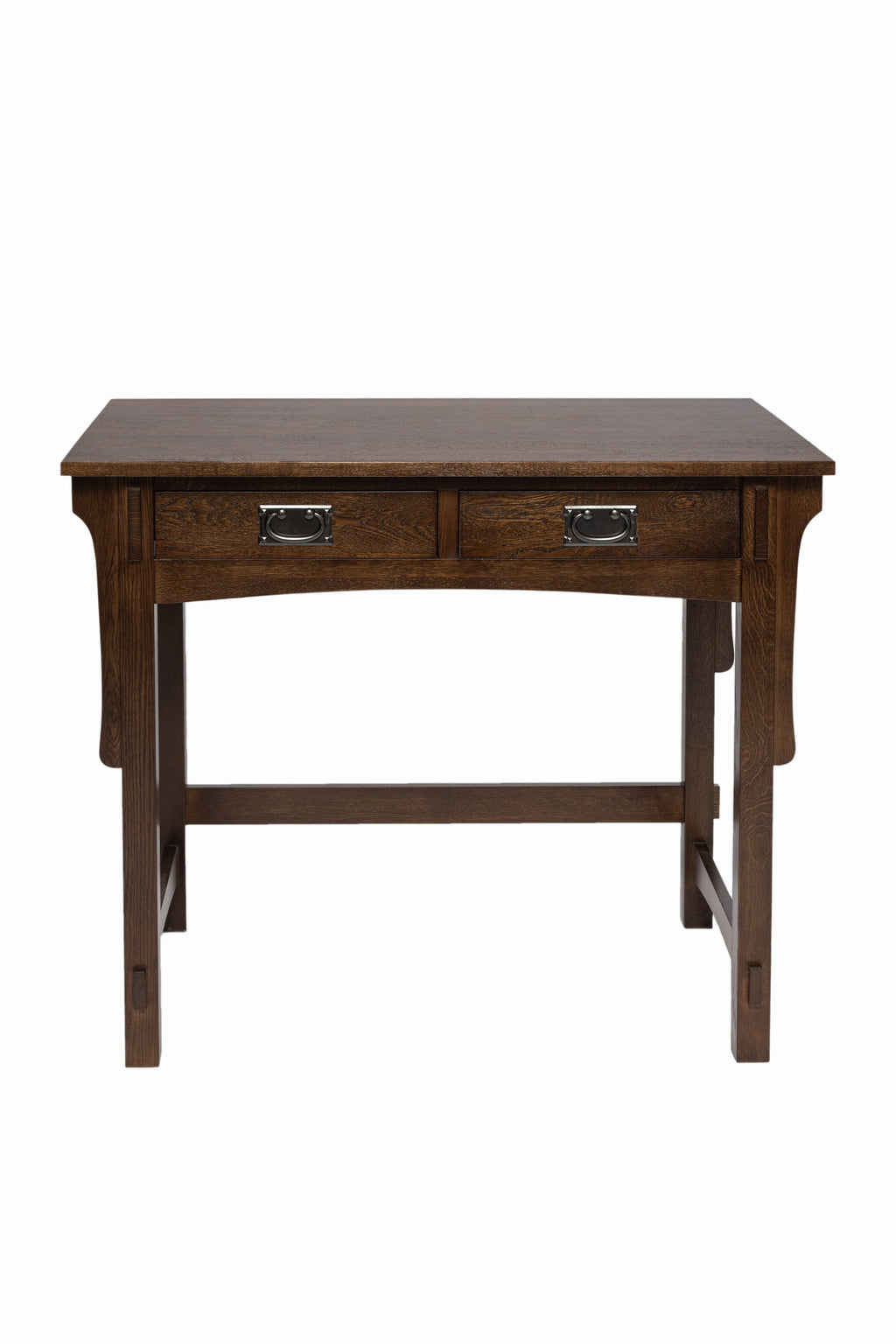 Mission Quarter Sawn Oak Writing Desk - Walnut
