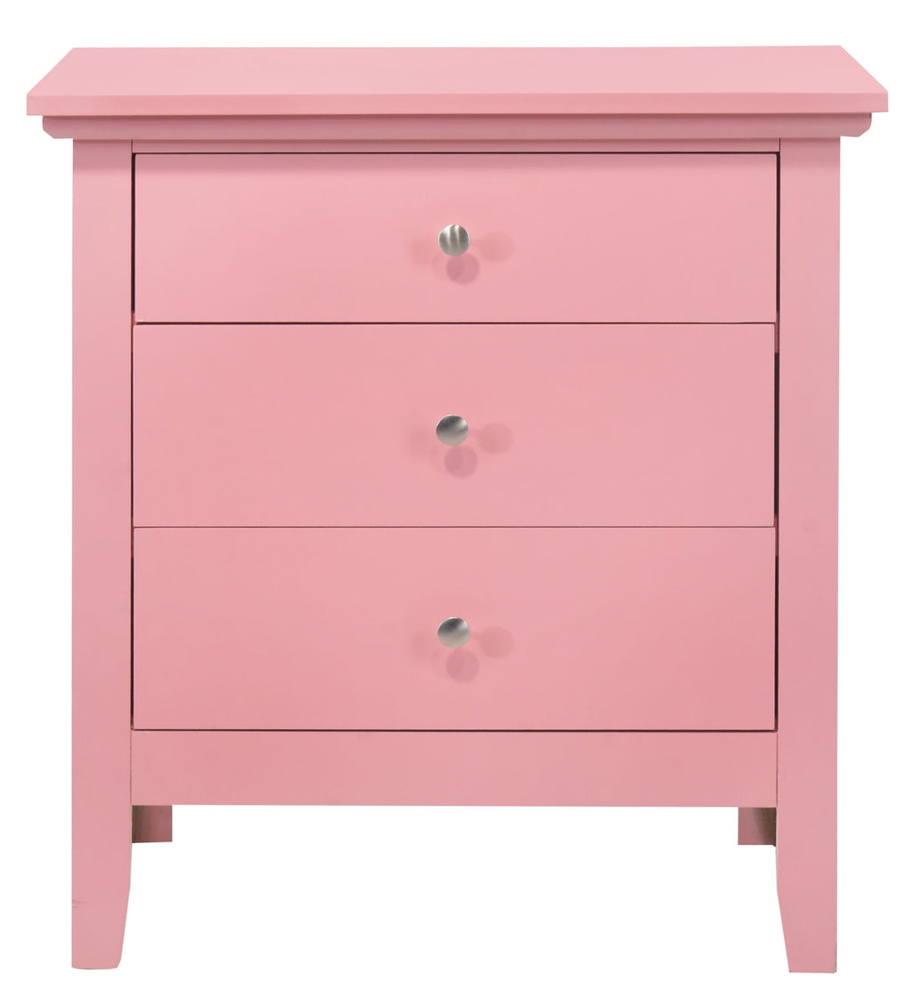 3 Drawer Nightstand & Dove Tailed Drawers