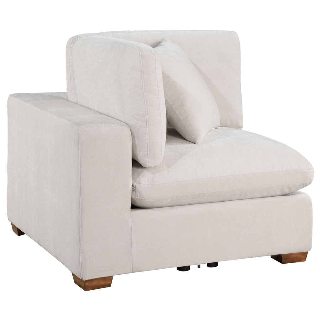 Lakeview 6-piece Upholstered Modular Sectional Sofa Ivory