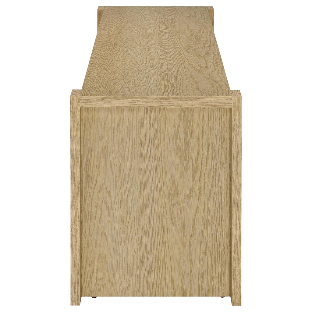 Laurelton 60-inch 2-door TV Stand Media Console Light Oak