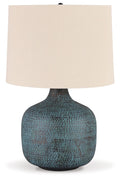 Malthace - Metal Table Lamp  - Patina