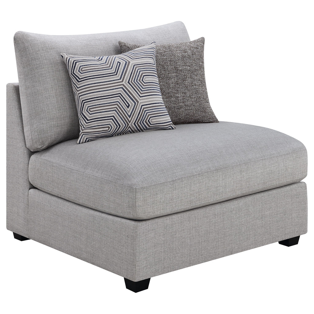 Cambria 6-piece Upholstered Modular Sectional Sofa Grey