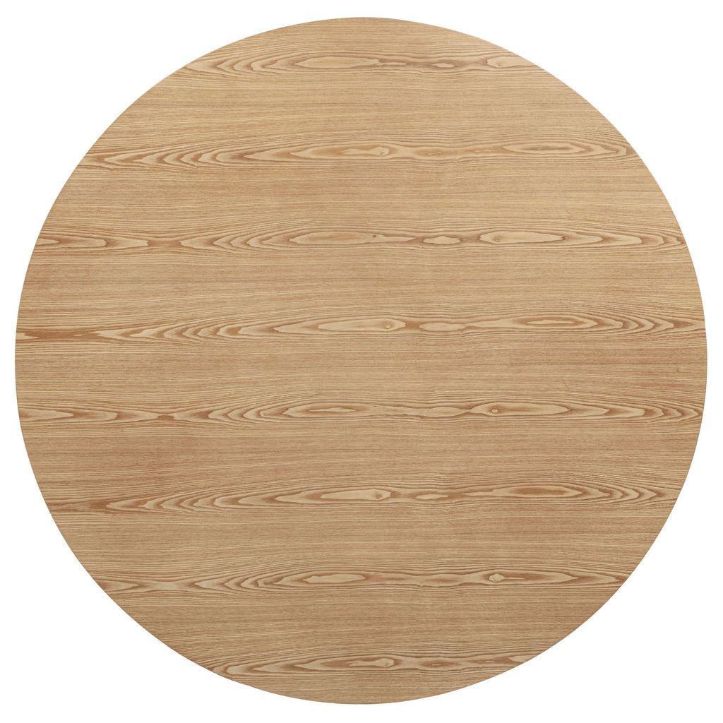 Andrews 5-piece Round Counter Dining Set Light Ash and Black