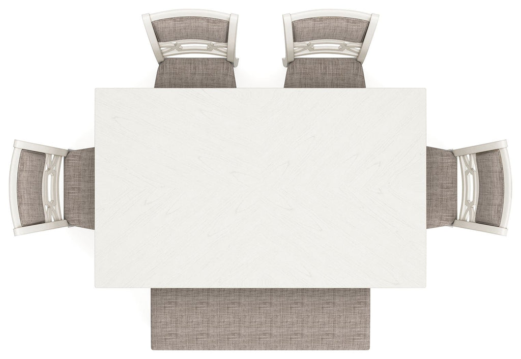 Erinberg - Dining Room Table Set (Set of 6) - Antique White