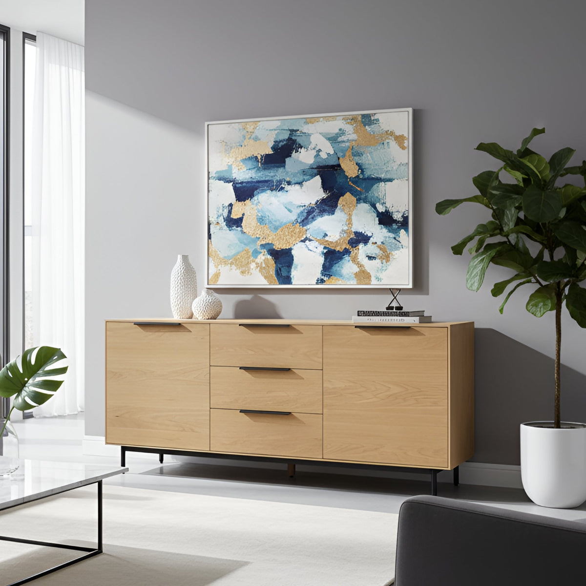 Akira Sideboard, Light Oak