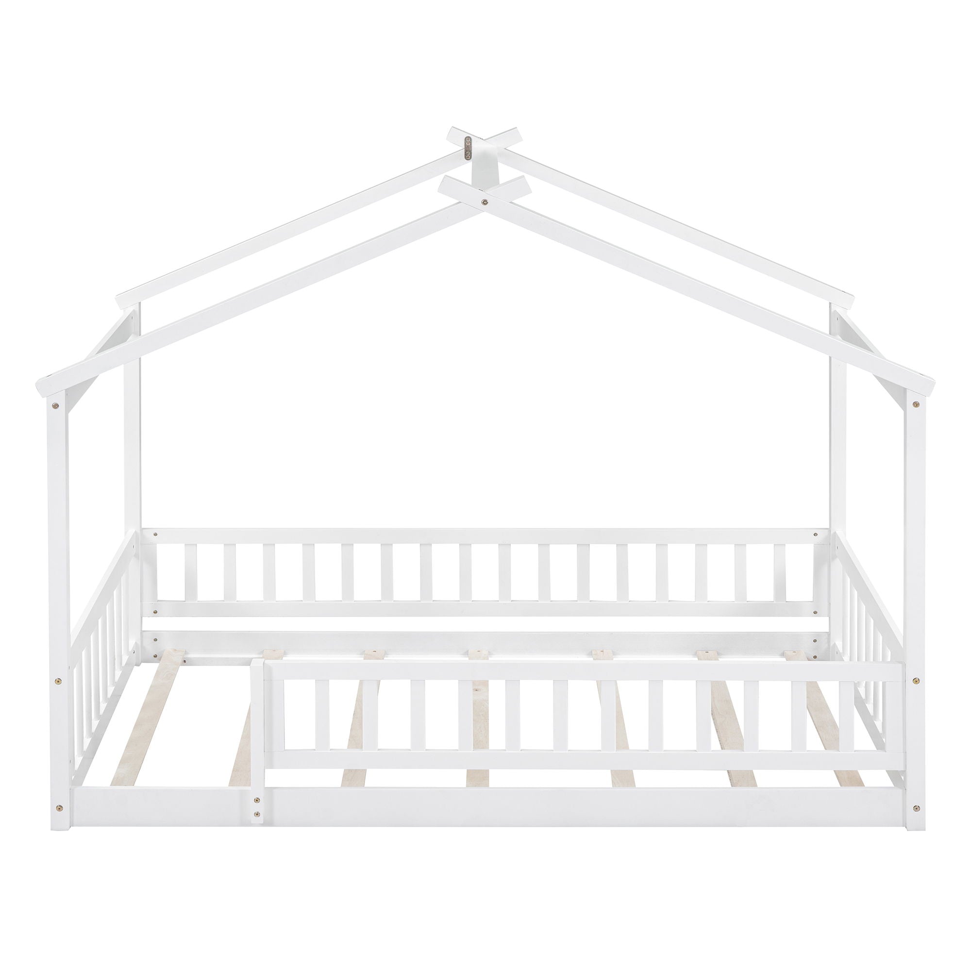Bed House Bed Frame With Fence