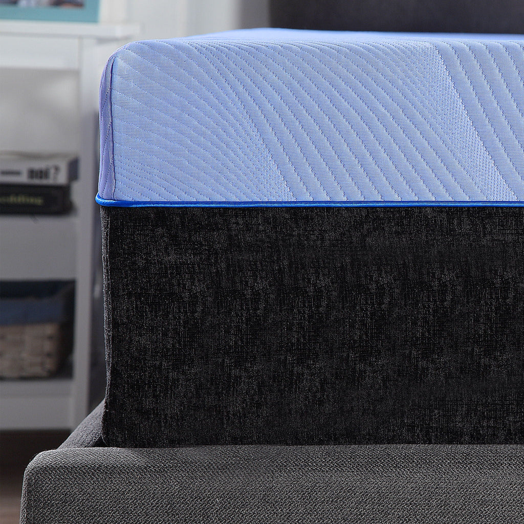 Refresh - 12" Flex Head Memory Foam Hybrid Mattress And Adjustable Base Bundle