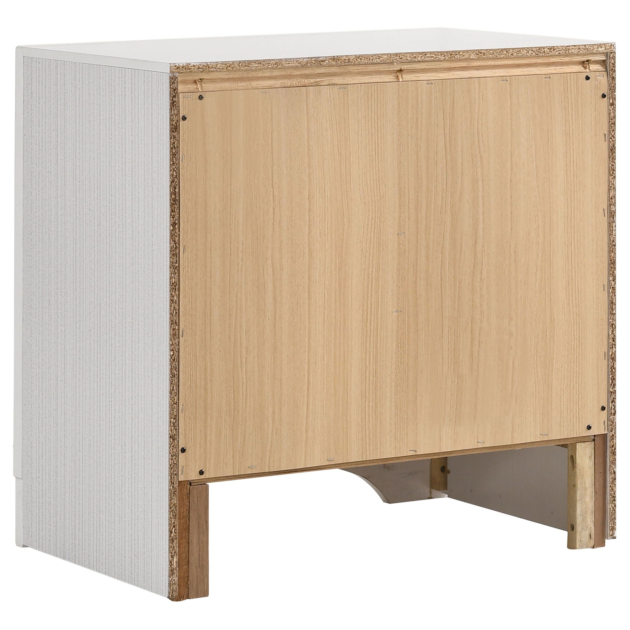 Miranda 3-drawer Nightstand Bedside Table White