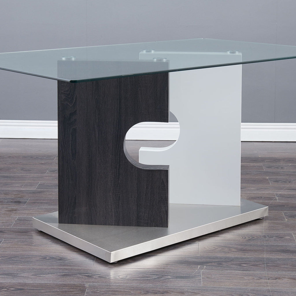 Iris - Dining Table - Gray