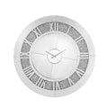 Noralie - 39" Wall Clock - Mirrored & Faux Diamonds