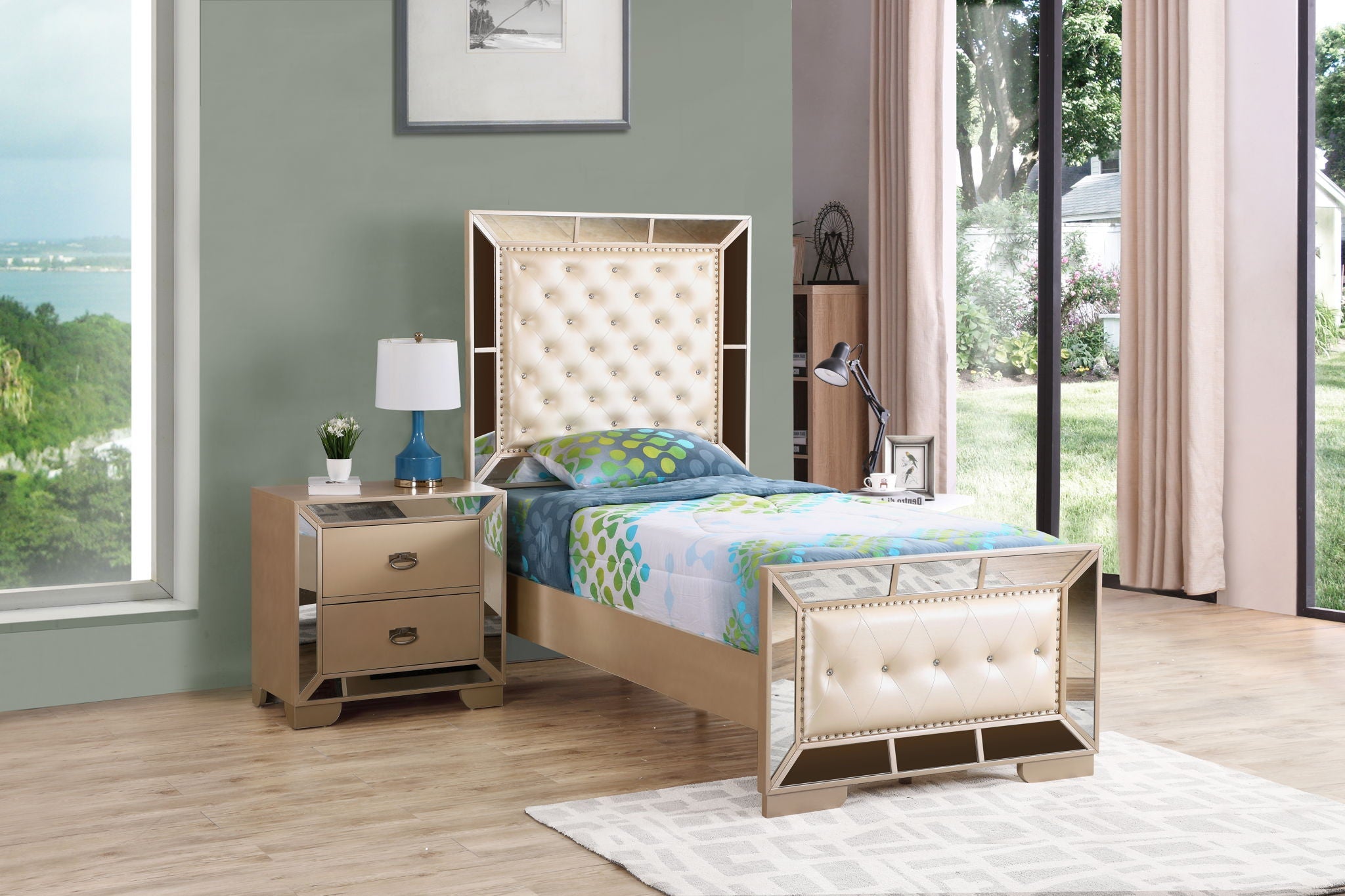 Stylish Contemporary Bed With Minimalist Design