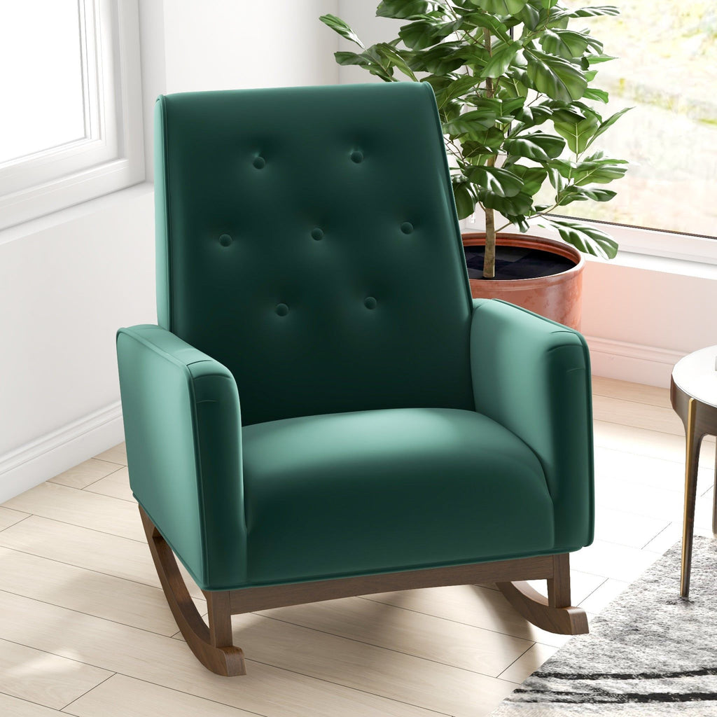Demetrius - Solid Wood Rocking Chair