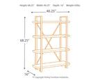 Forestmin - Bookcase - Brown / Black
