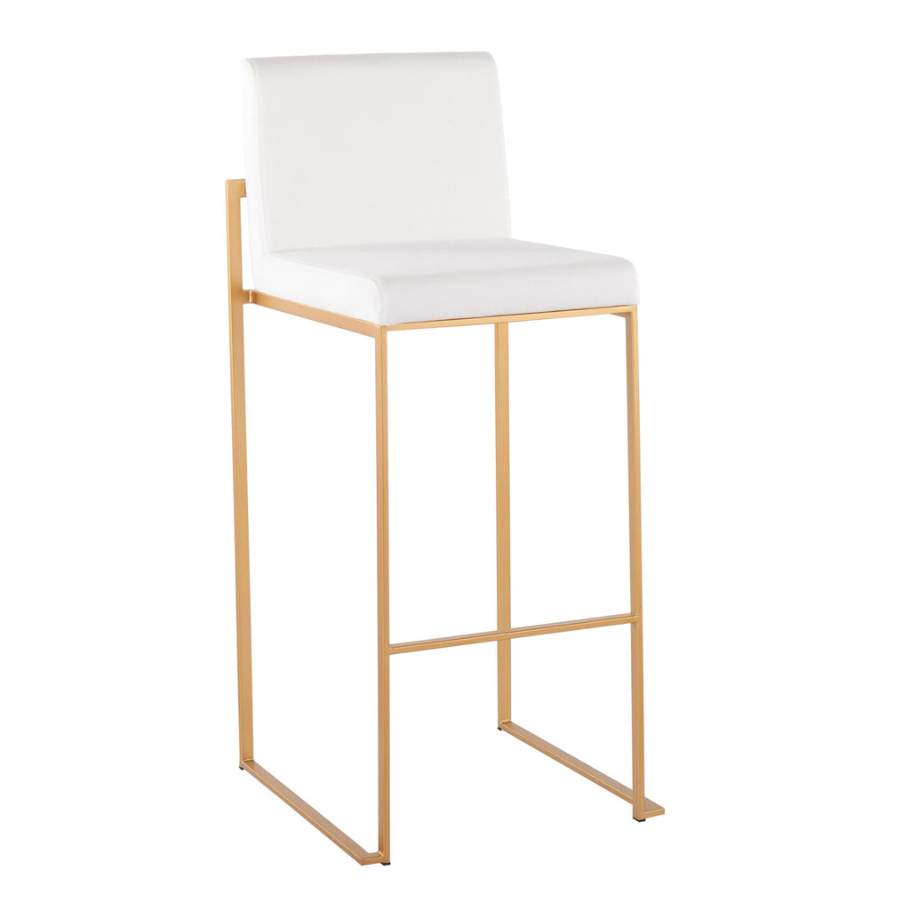 Fuji - Contemporary Design High Back Barstool