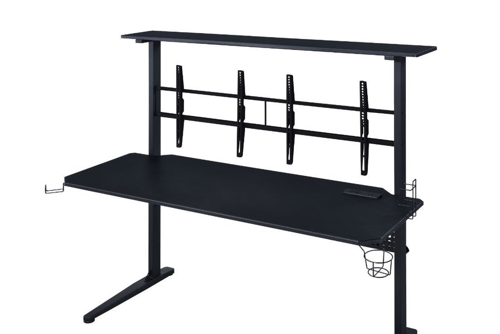 Canzi - Gaming Desk With USB - Black