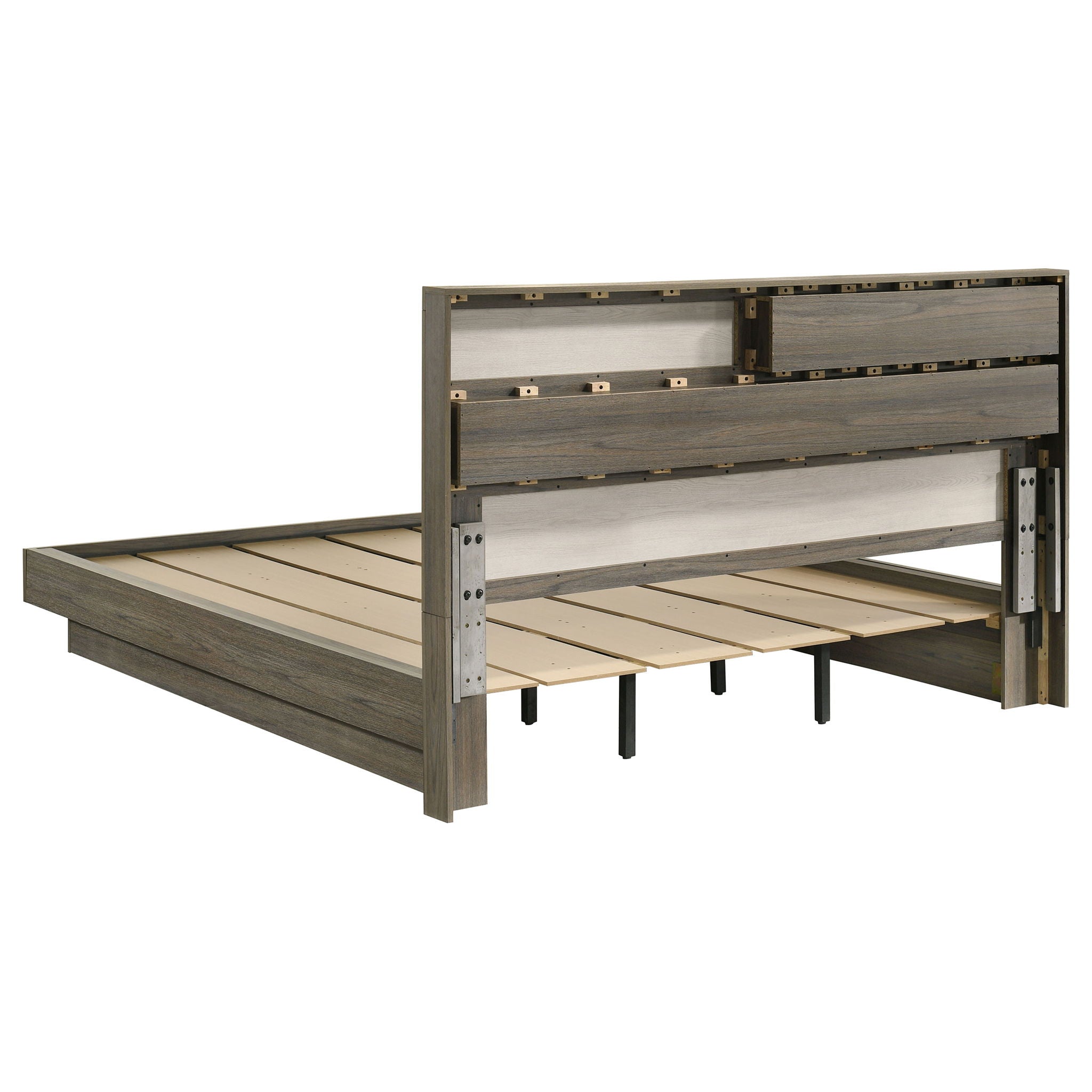 Fenwick 4-piece California King Bedroom Set Grey Oak