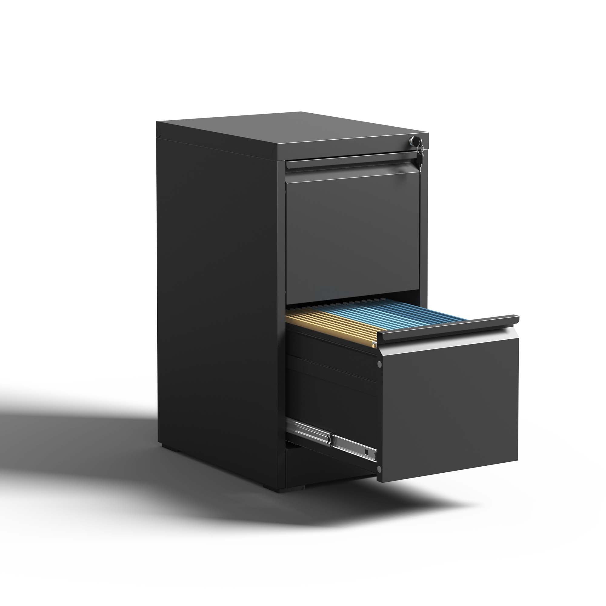 Steel Drawer Vertical File Cabinet With Lock For A4 Legal / Letter Size