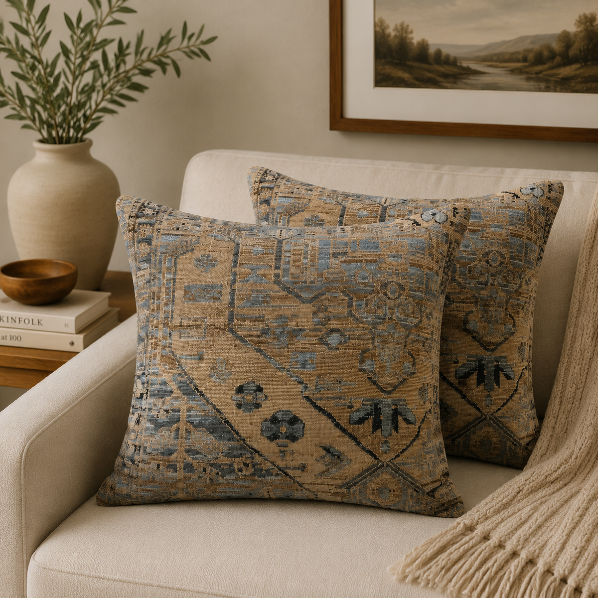 Persian-Inspired Luxurious Accent Cushions
